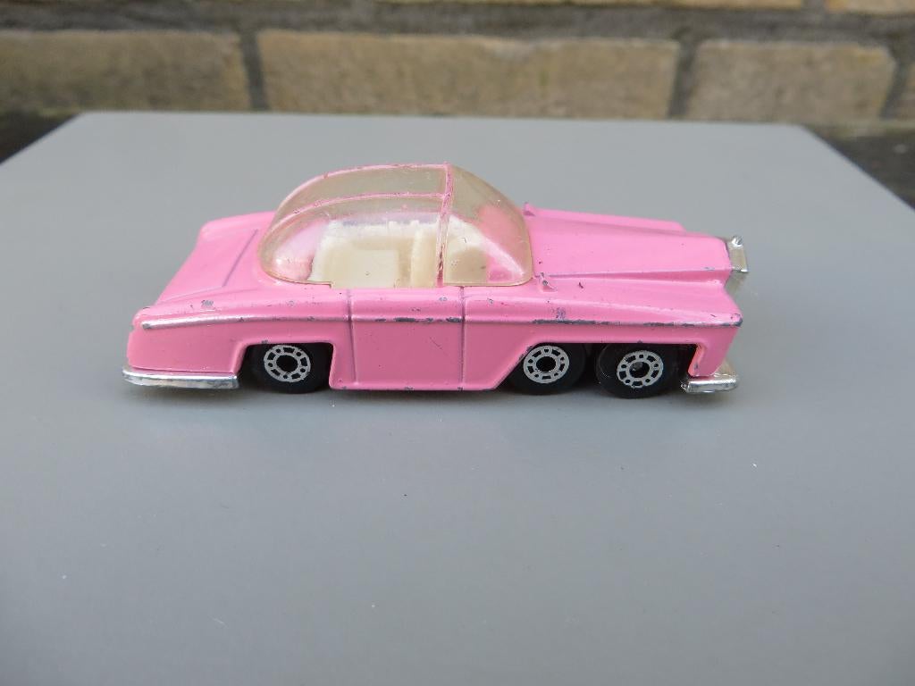 Matchbox Lady Penelope's pink Rolls Royce  (Thunderbirds), Ophalen of Verzenden, Gebruikt, Auto