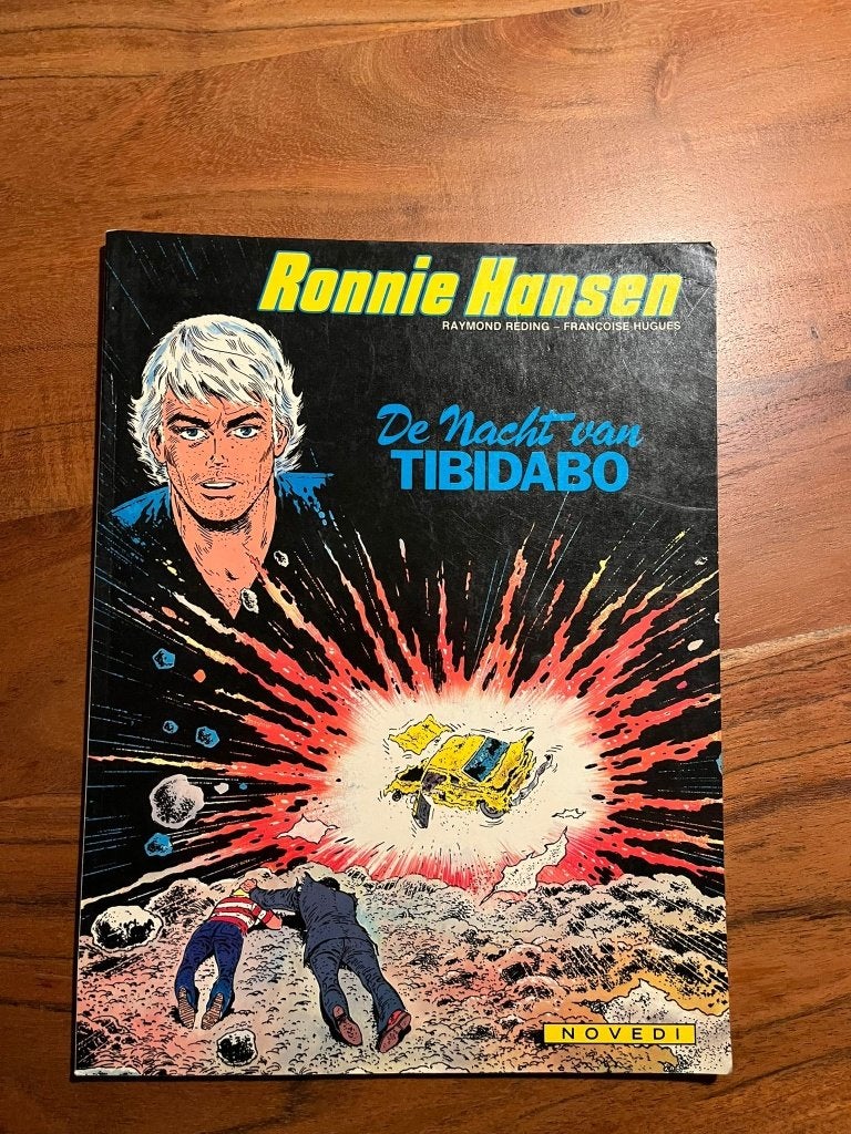 Ronnie Hansen – De Nacht Van Tibadabo, Eén stripboek, Ophalen of Verzenden, Zo goed als nieuw