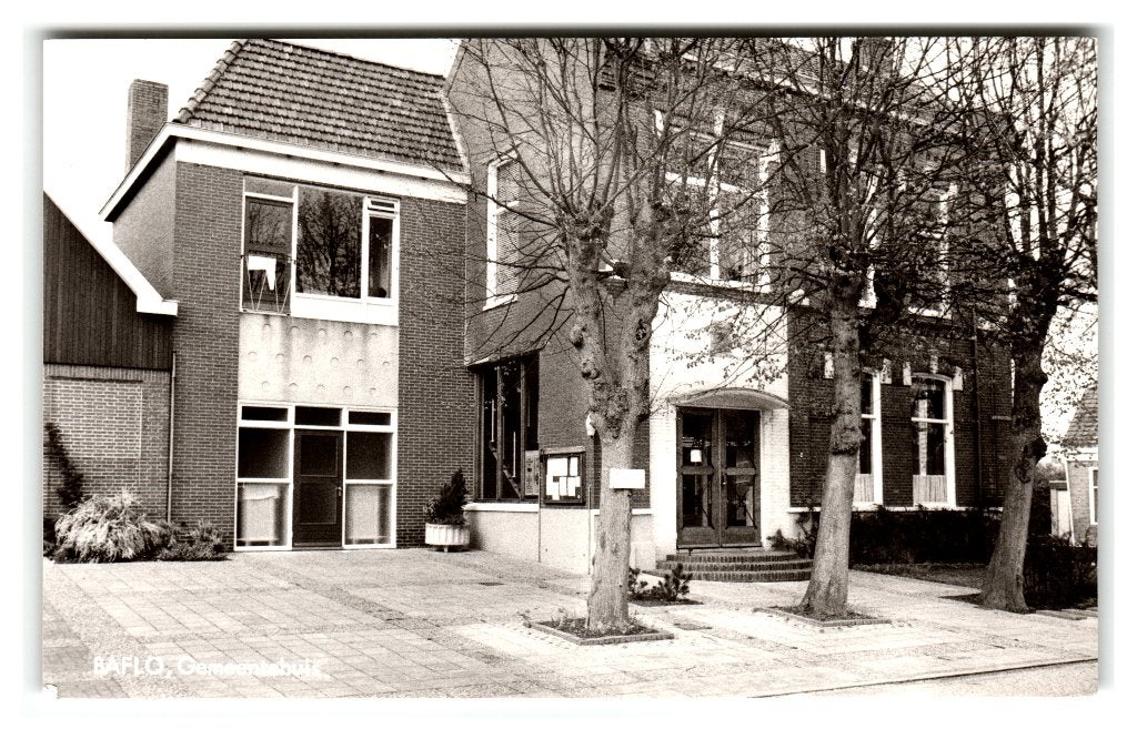 Baflo, Gemeentehuis, Verzamelen, Verzenden, 1960 tot 1980, Ongelopen, Groningen