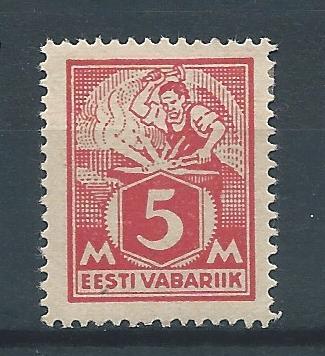 4574 - Baltische staten – Estland – MiNr 37A (ongebruikt), Ophalen of Verzenden, Overige landen, Postfris