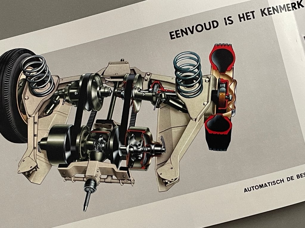 DAF 750 Variomatic brochure uit 1963, Ophalen of Verzenden, Zo goed als nieuw, Overige merken