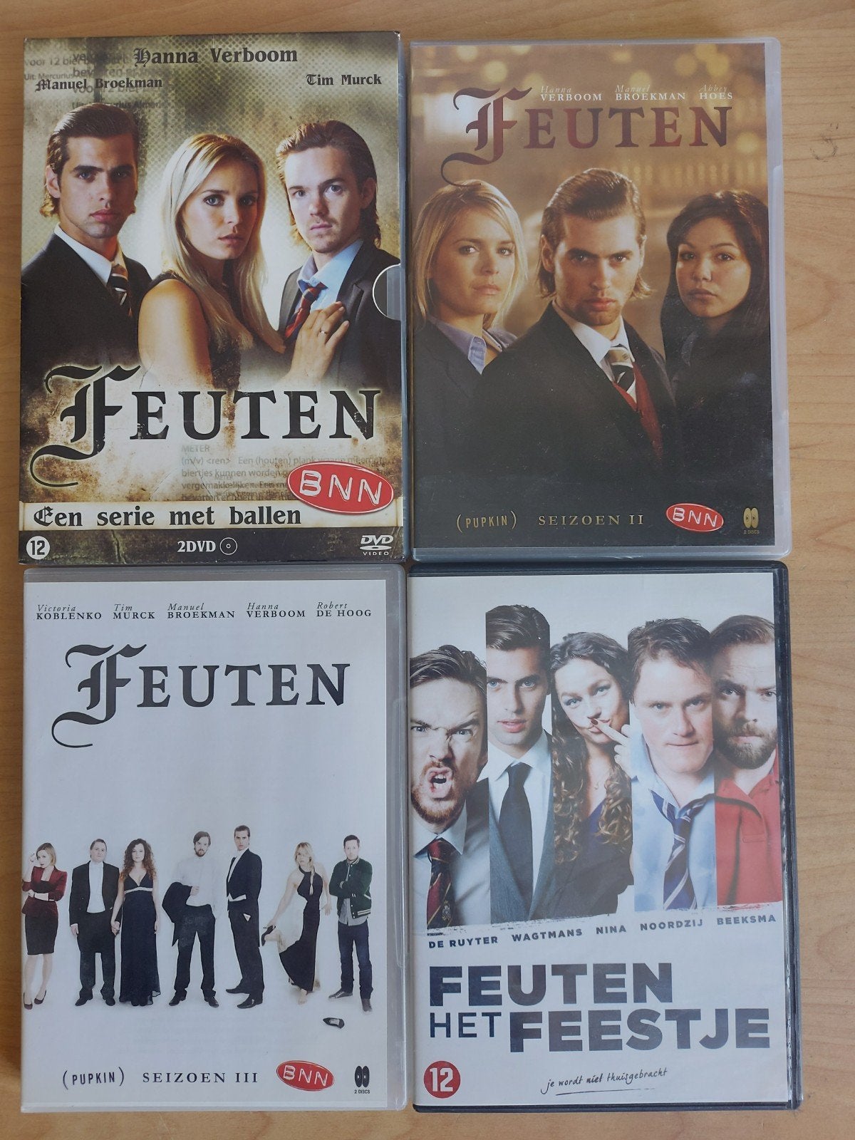 Feuten Seizoen 1,2 en 3 en Film Het Feestje, Cd's en Dvd's, Dvd's | Tv en Series, Alle leeftijden, Ophalen of Verzenden, Zo goed als nieuw
