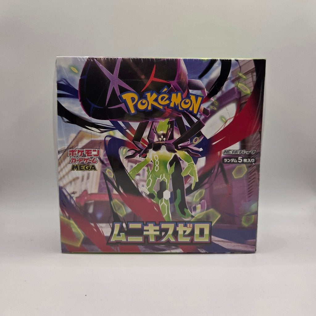Mega munikis zero (J) booster box, Hobby en Vrije tijd, Verzamelkaartspellen | Pokémon, Nieuw, Boosterbox, Foil, Ophalen of Verzenden