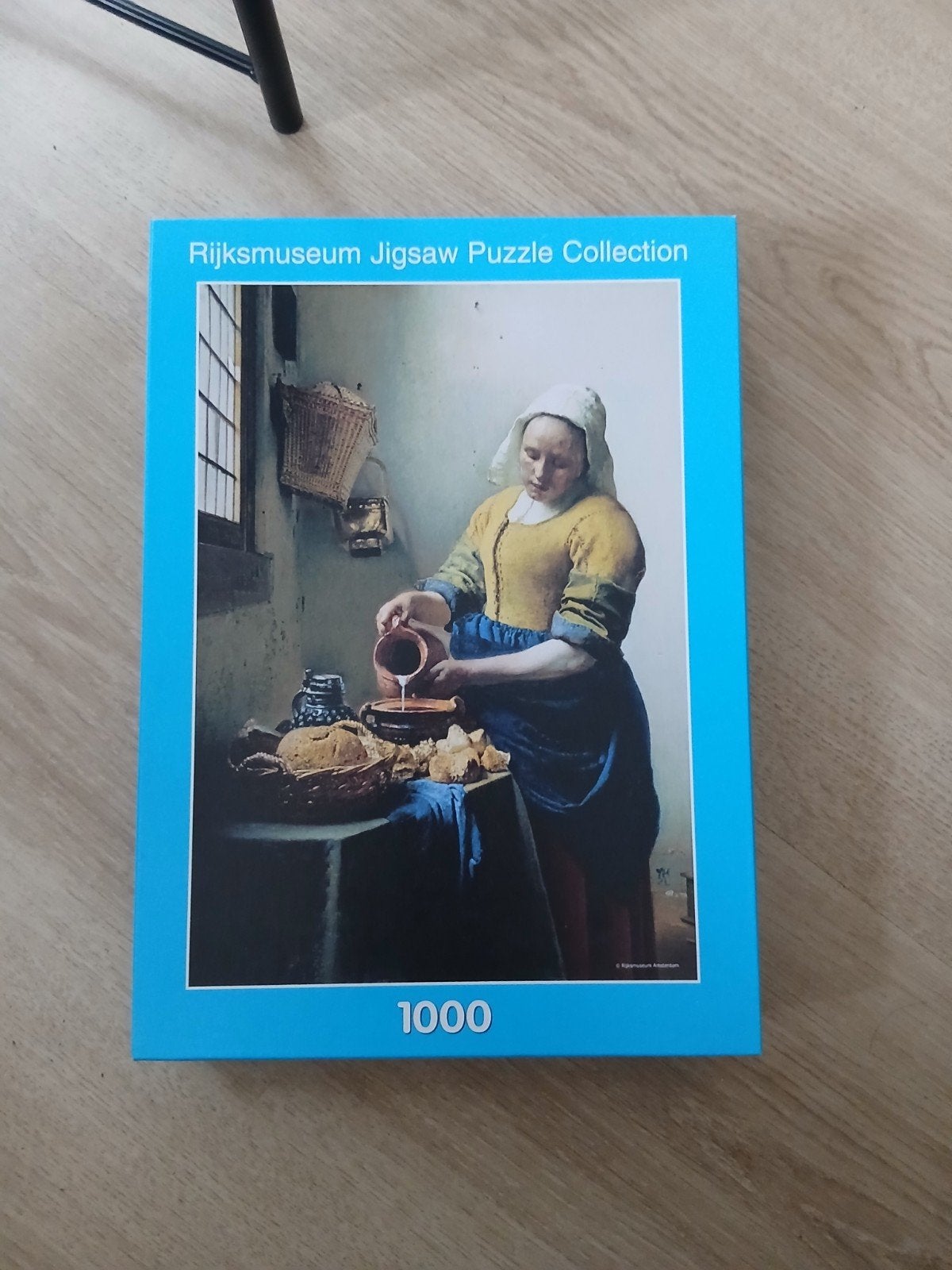 Puzzel 1000 stukjes, de keukenmeid Johannes Vermeer, Hobby en Vrije tijd, Denksport en Puzzels, Ophalen of Verzenden