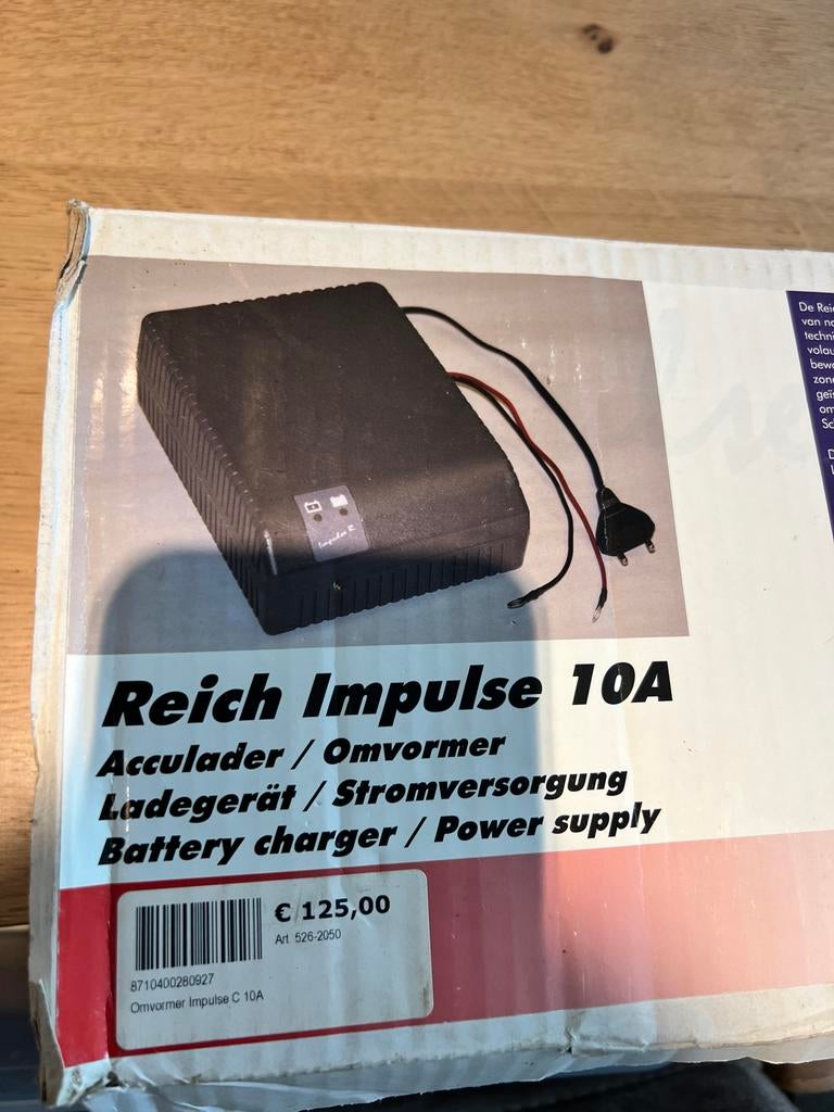Reich Impulse 10A Acculader Omvormer R10 Caravan, Caravans en Kamperen, Ophalen of Verzenden, Gebruikt