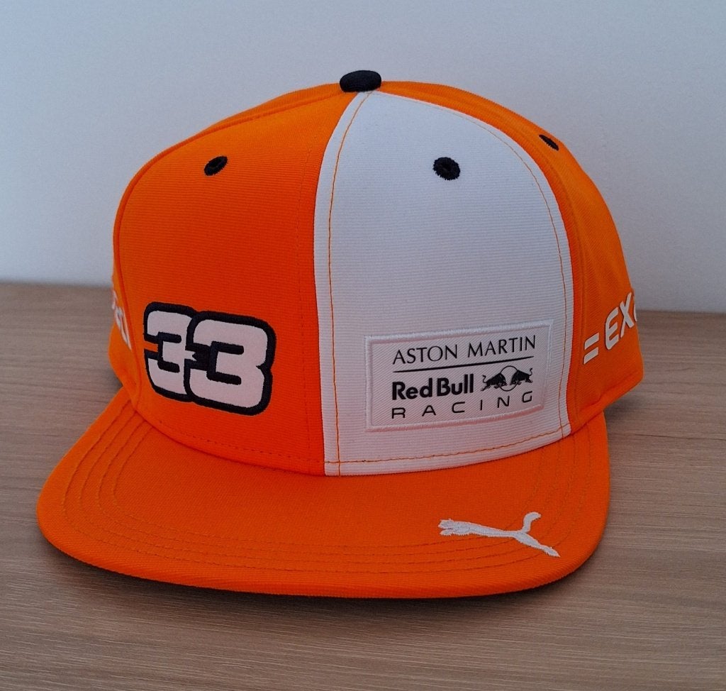 Max Verstappen Red Bull cap oranje 33, Verzamelen, Automerken, Motoren en Formule 1, Ophalen of Verzenden, Nieuw, Formule 1