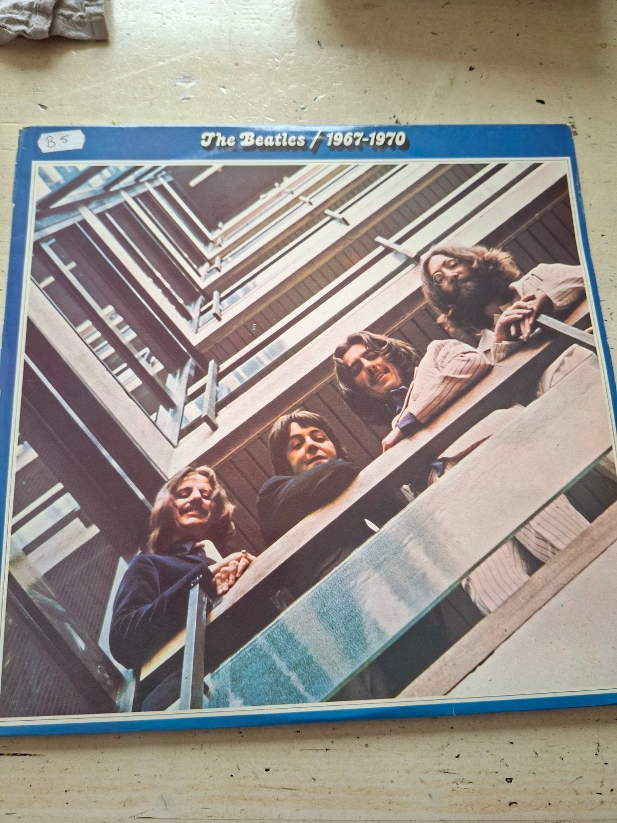 The Beatles - 1967-1970 (Blauwe Dubbel-LP), Cd's en Dvd's, Gebruikt, Pop, Complilatie, Ophalen of Verzenden
