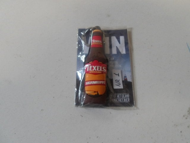 Texels bier sleutelhanger (nr.1), Ophalen of Verzenden, Nieuw, Overige typen, Overige merken