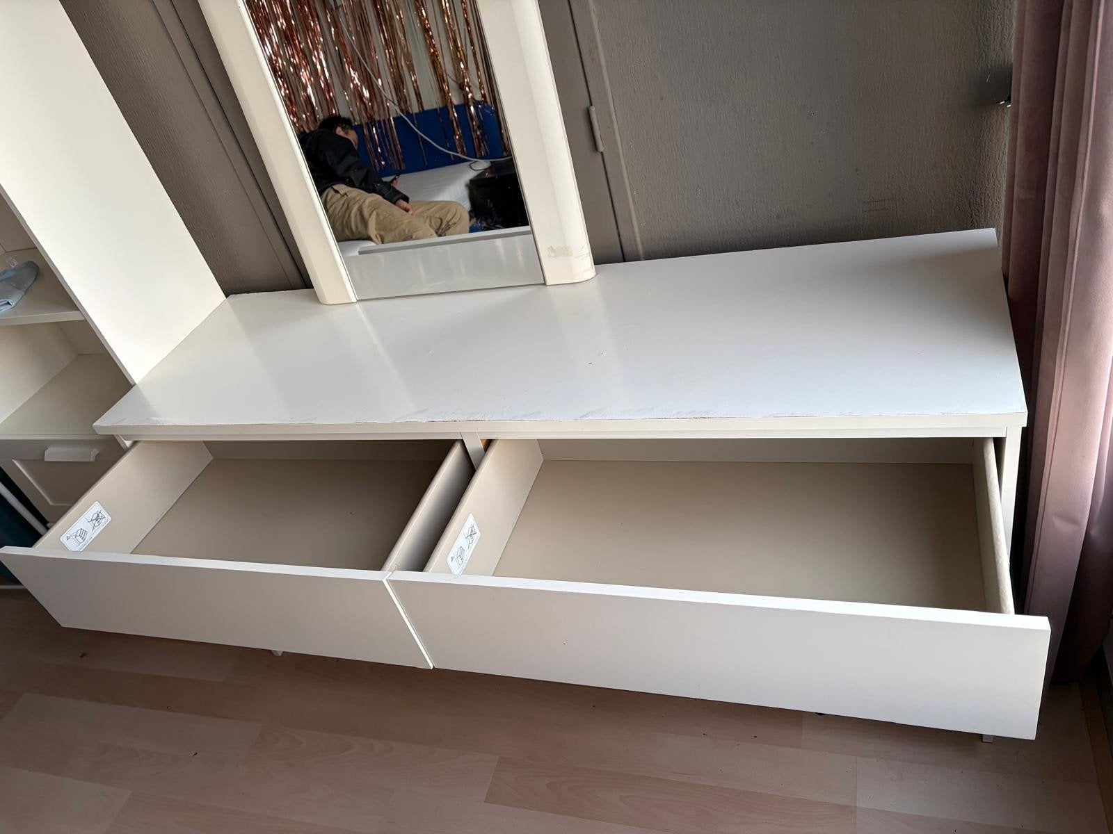 Meubels voor een kamer - Los of als set te koop, Gebruikt, 150 tot 200 cm, Ophalen of Verzenden, Met lade(s)