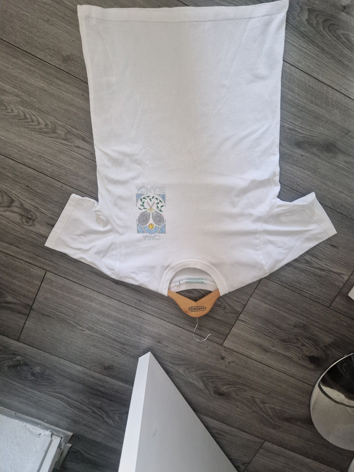Casablanca T-shirt Maat S, Kleding | Heren, Casablanca, Wit, Ophalen of Verzenden, Gedragen