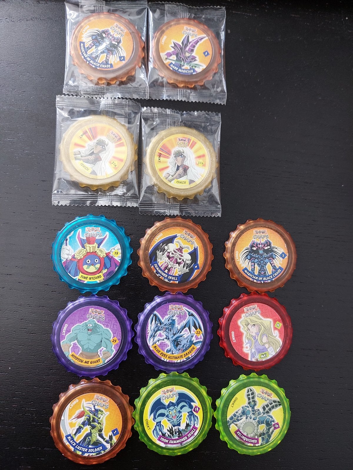 Yu-gi-oh caps vintage, Ophalen of Verzenden, Losse flippo's