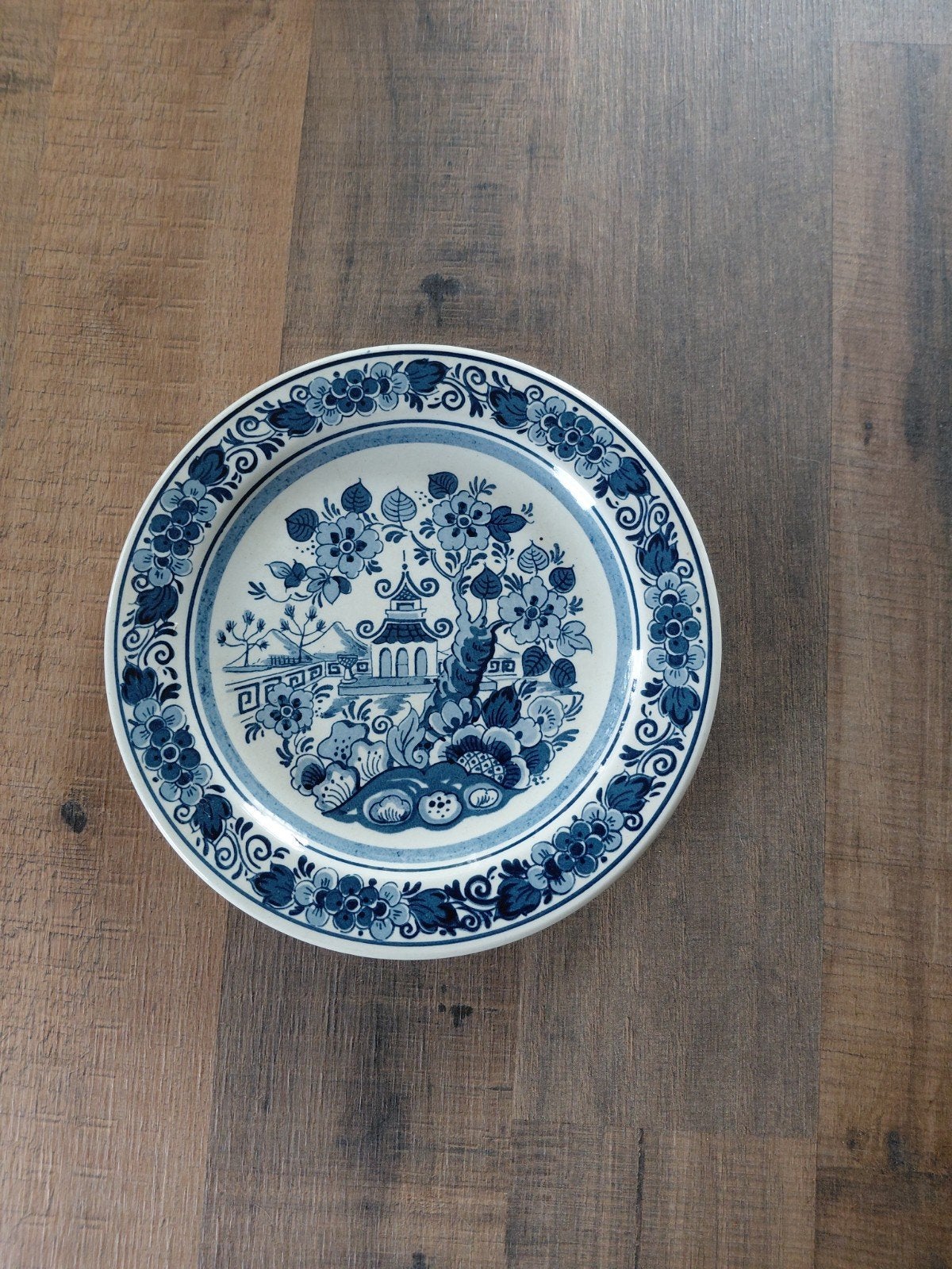 delfts blauw bord, Ophalen