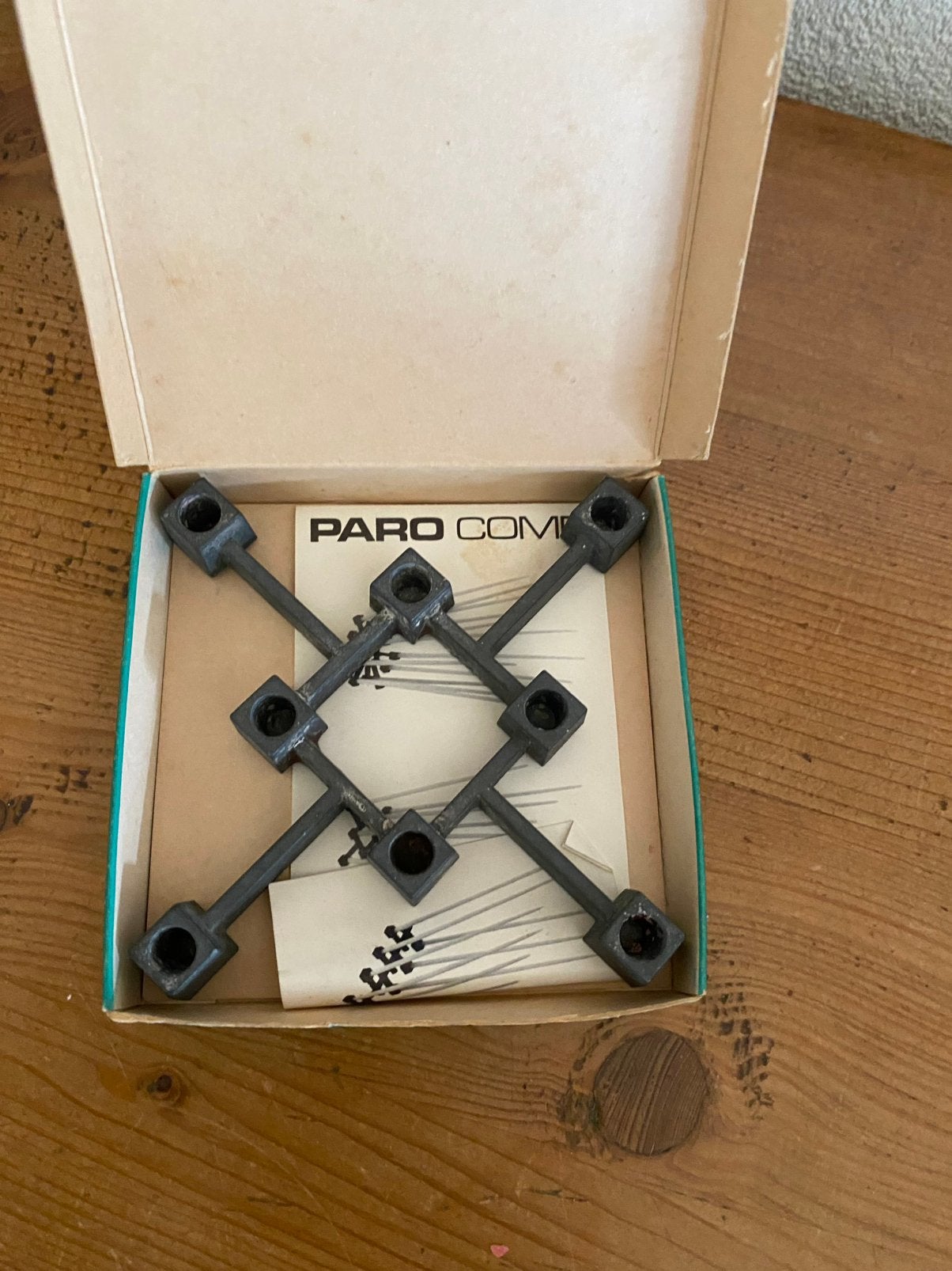 Vintage jaren ‘60 Paro kandelaar, Ophalen of Verzenden, Zo goed als nieuw, Kandelaar
