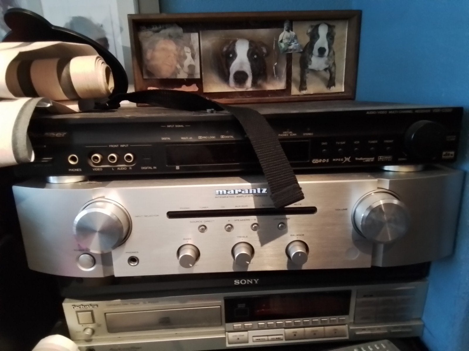 Marantz Stereo Versterker - Zilverkleurig, Audio, Tv en Foto, Versterkers en Receivers, Ophalen