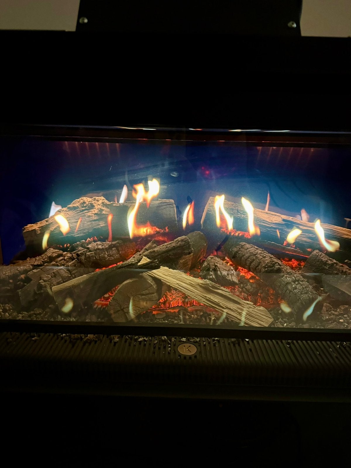 Kalfire E-one 100F Elektrische inbouw haard, Huis en Inrichting, Ophalen, Zo goed als nieuw, Vrijstaande haard, Elektrische haard