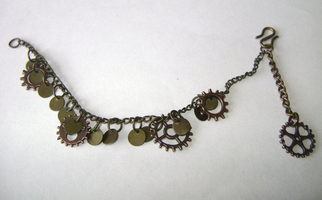 steampunk wasteland post-apoc neus ketting gothic cosplay, Sieraden, Tassen en Uiterlijk, Piercings, Verzenden, Nieuw, Overige materialen