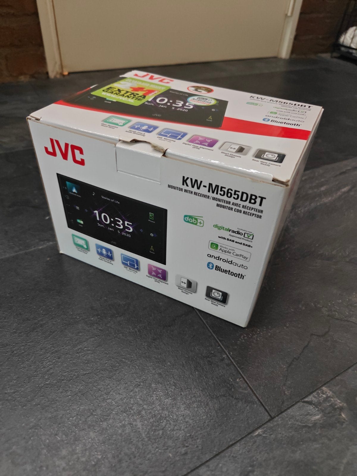 JVC KW-M565DBT Autoradio, Ophalen, Zo goed als nieuw