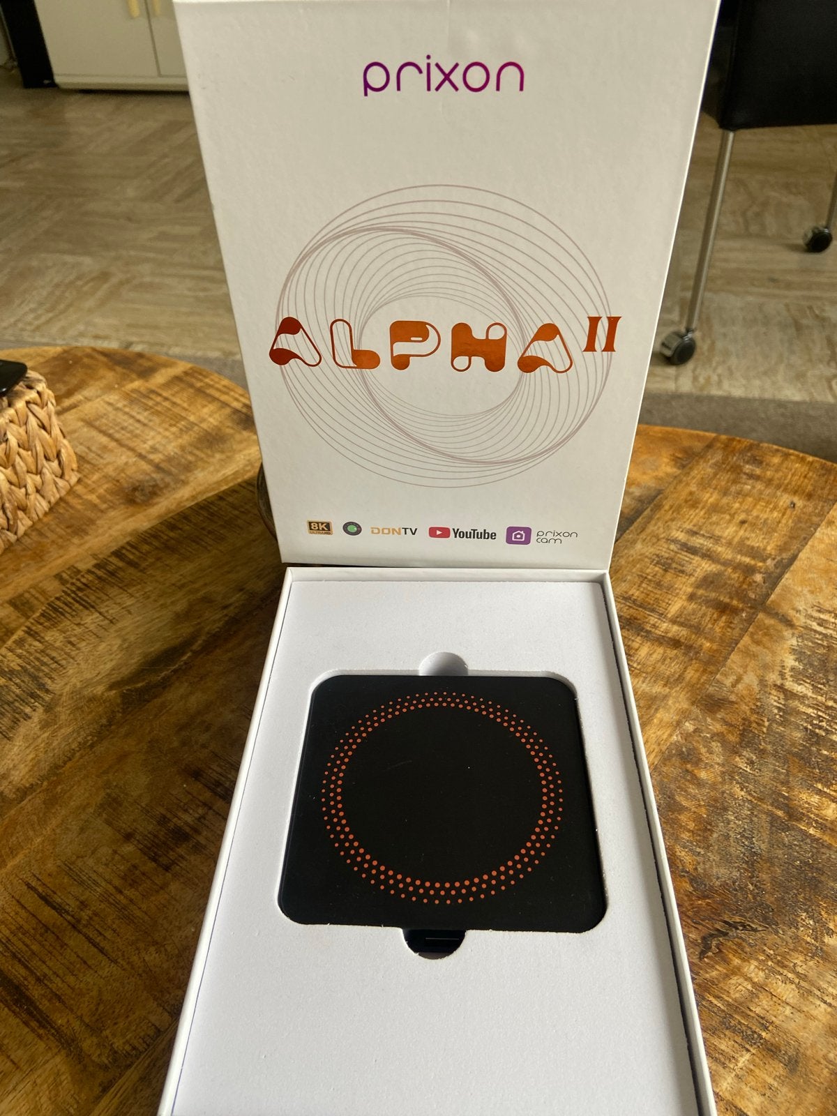 PRIXON ALPHA II 8K Android TV Box - Zo goed als nieuw, Ophalen, Zo goed als nieuw, HDMI, Zonder harde schijf