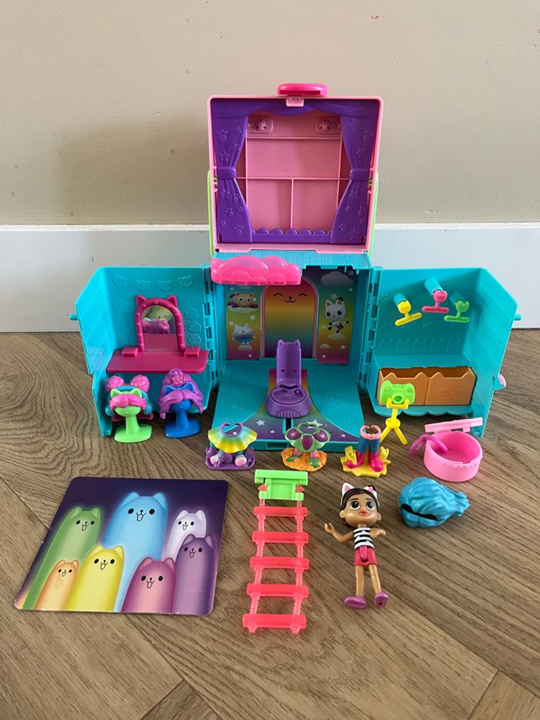 Gabby's Poppenhuis Verkleedkamer Speelset  met figuur, Kinderen en Baby's, Speelgoed | Poppenhuizen, Ophalen of Verzenden, Gebruikt