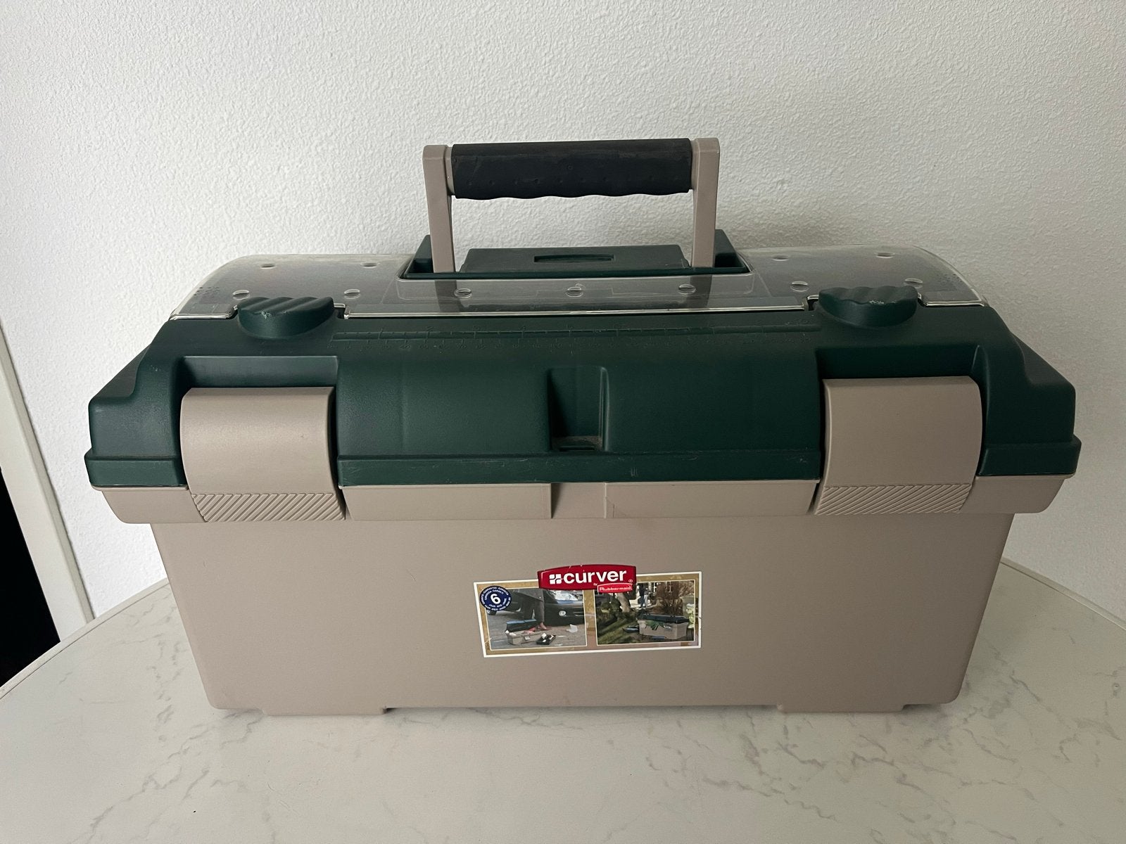 Curver Gereedschapskist met Uitneembaar Bakje, Doe-het-zelf en Verbouw, Gereedschapskisten, Nieuw, Ophalen