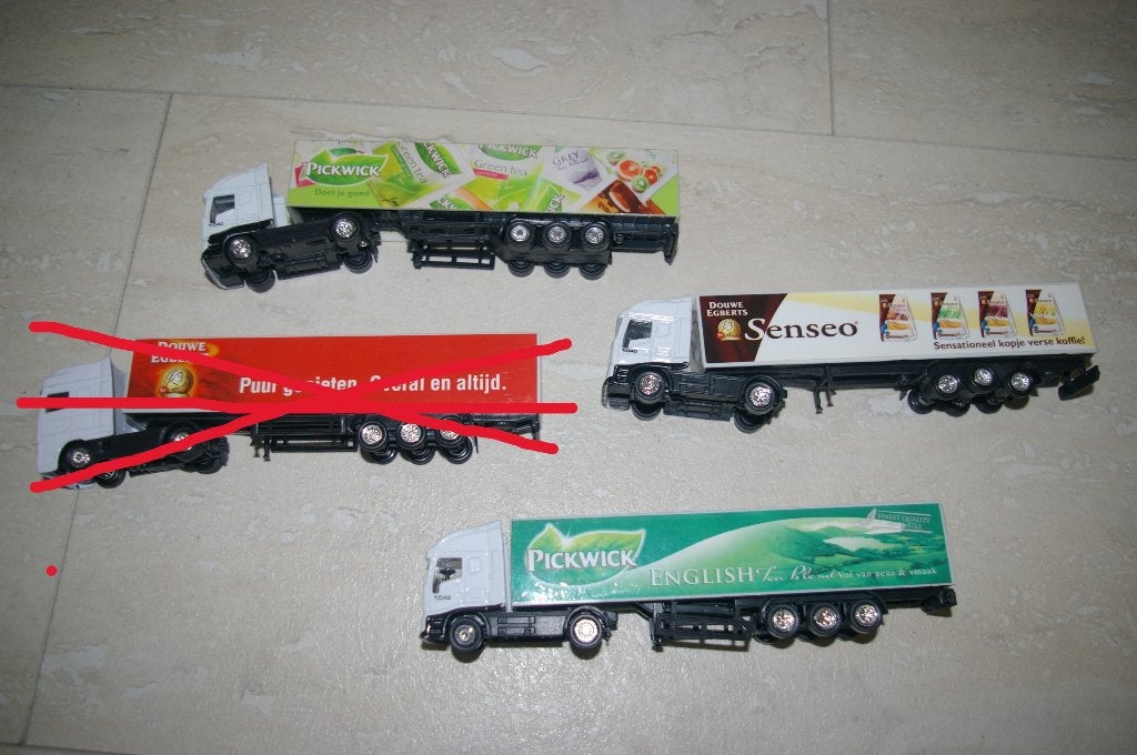 Diverse reclame vrachtwagens., Ophalen of Verzenden