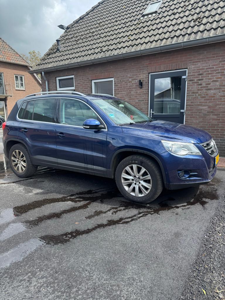 Volkswagen Tiguan 1.4 TSI 110KW 2009 Blauw, Voorwielaandrijving, Stof, 1800 kg, Zwart