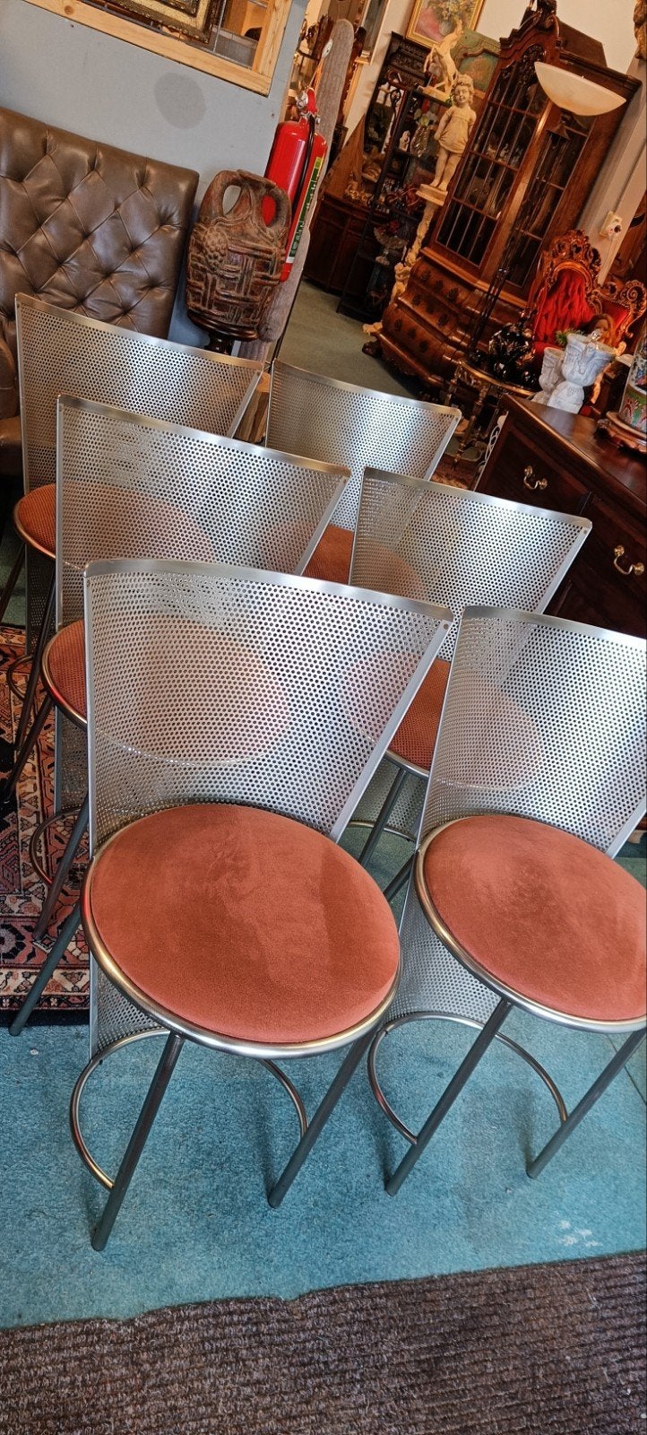 Frans van Praet voor Belgo Chrom Sevilla Eetkamerstoelen, Ophalen, Overige kleuren, Vijf, Zes of meer stoelen