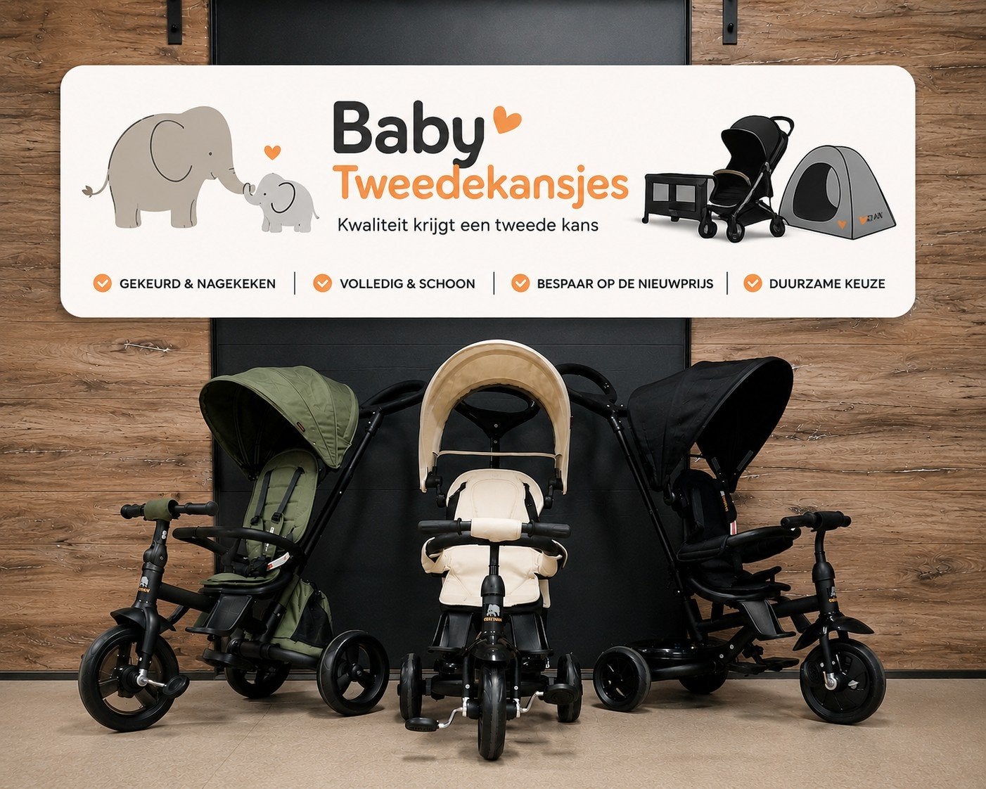 Deryan Adventurer 3 in 1 Driewieler Outlet, Ophalen