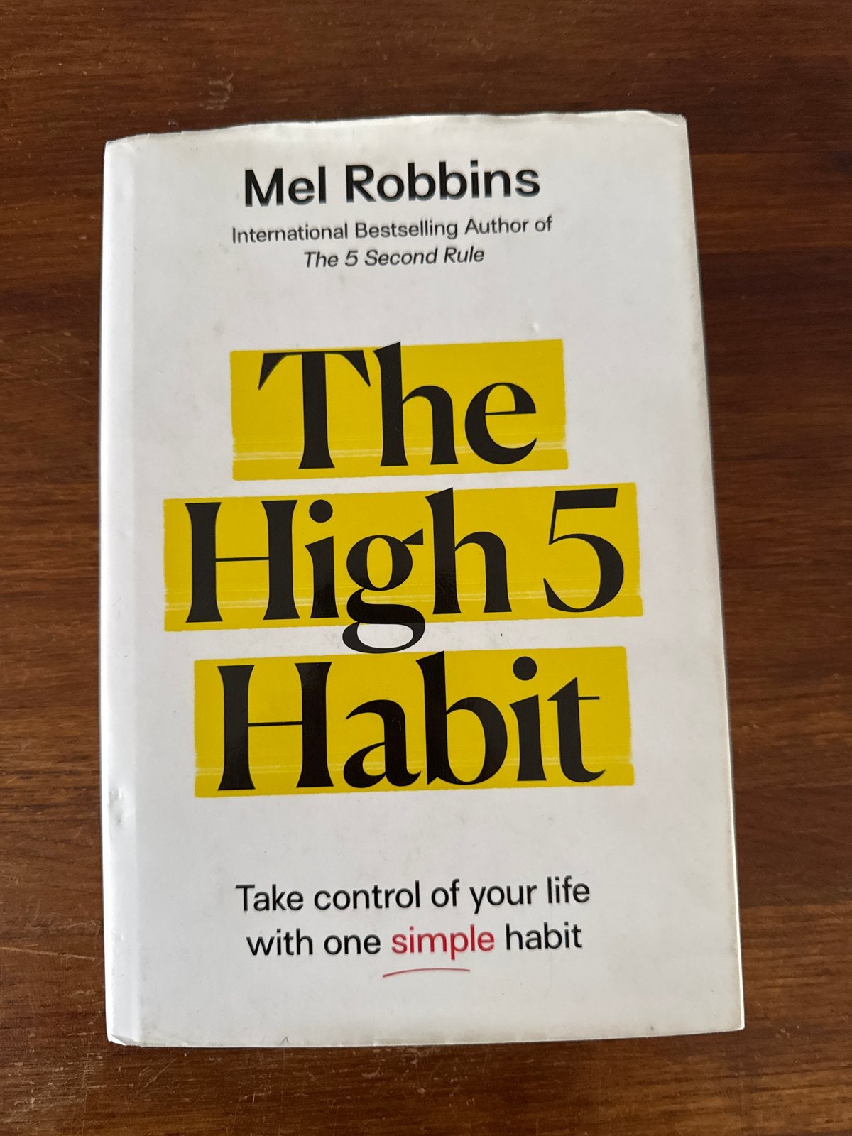 The High 5 Habit - Mel Robbins (Engels), Ophalen of Verzenden, Gelezen