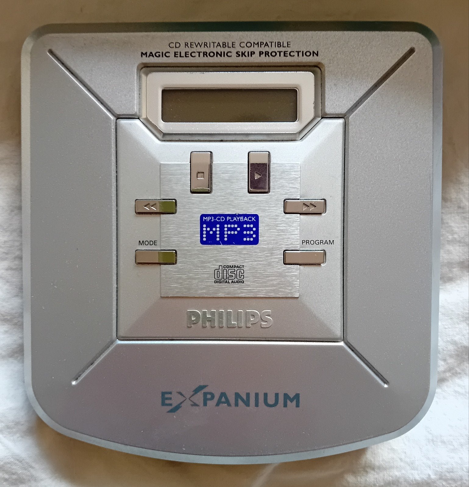 Philips EXP101 EXPANIUM MP3-CD Speler met doos, Ophalen of Verzenden, Discman