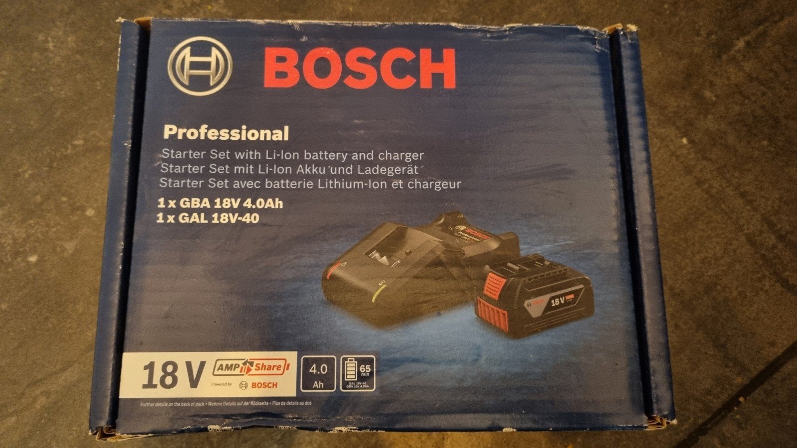 Bosch Professional 18V Lader, Ophalen of Verzenden, Zo goed als nieuw