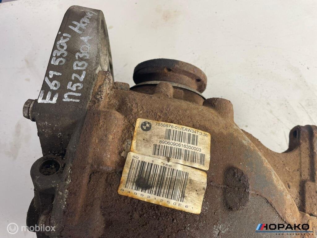 Differentieel achter 3.38 BMW E60 E61 530xi N52 7556676, Auto-onderdelen, Gebruikt, Einsteinlaan 5 rijswijk, Bmw, Ophalen of Verzenden