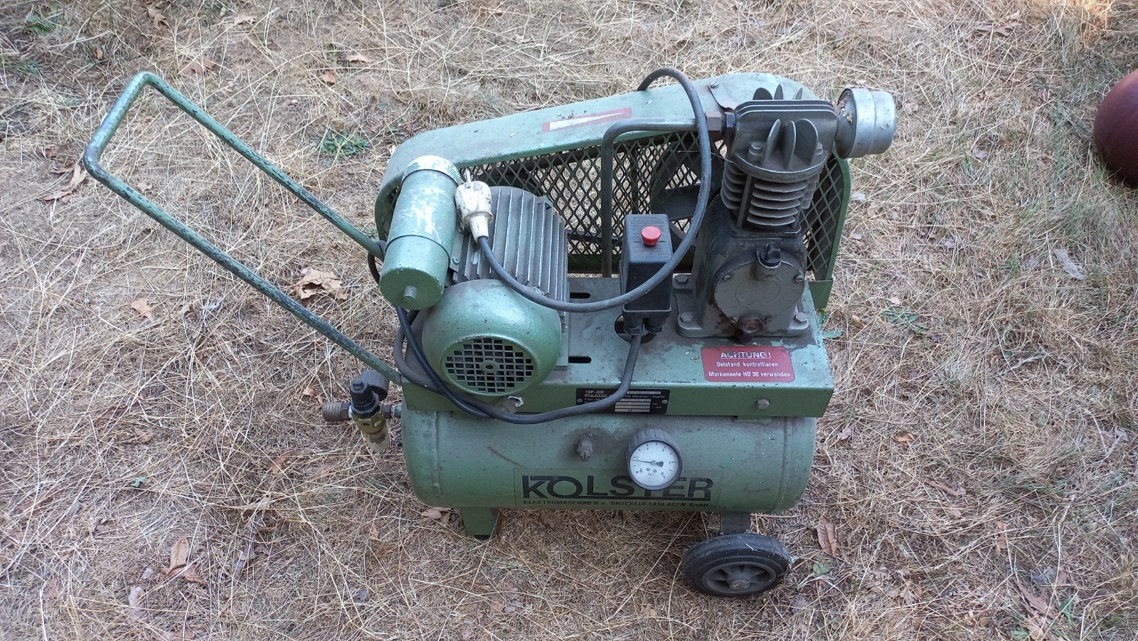 Kolster Compressor - Robuust en Betrouwbaar, Ophalen, Gebruikt, 6 tot 10 bar, 25 tot 100 liter