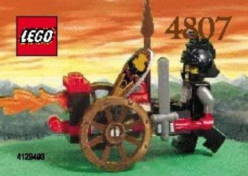 Lego Castle Knights' Kingdom I 1288 / 4807 Fire Attack, Lego, Compleet, Ophalen of Verzenden, Zo goed als nieuw