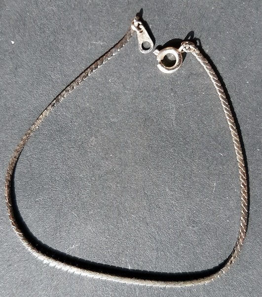 Armband A28, Verzenden, Gebruikt, Zilver, Overige materialen