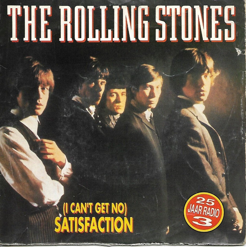 The Rolling Stones - (I can`t get No) Satisfaction, Ophalen of Verzenden, Gebruikt, 7 inch, Pop