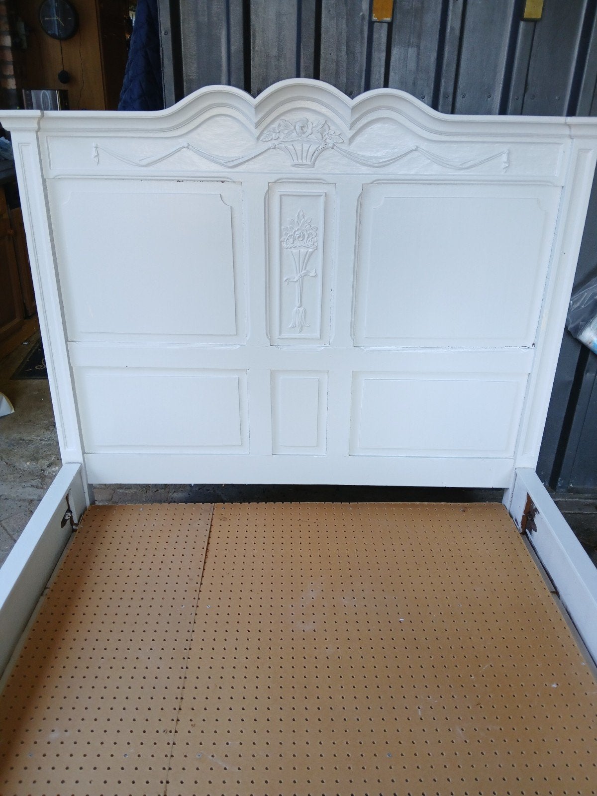 bed twijfelaar, Huis en Inrichting, Ophalen, Gebruikt, Wit, Vintage