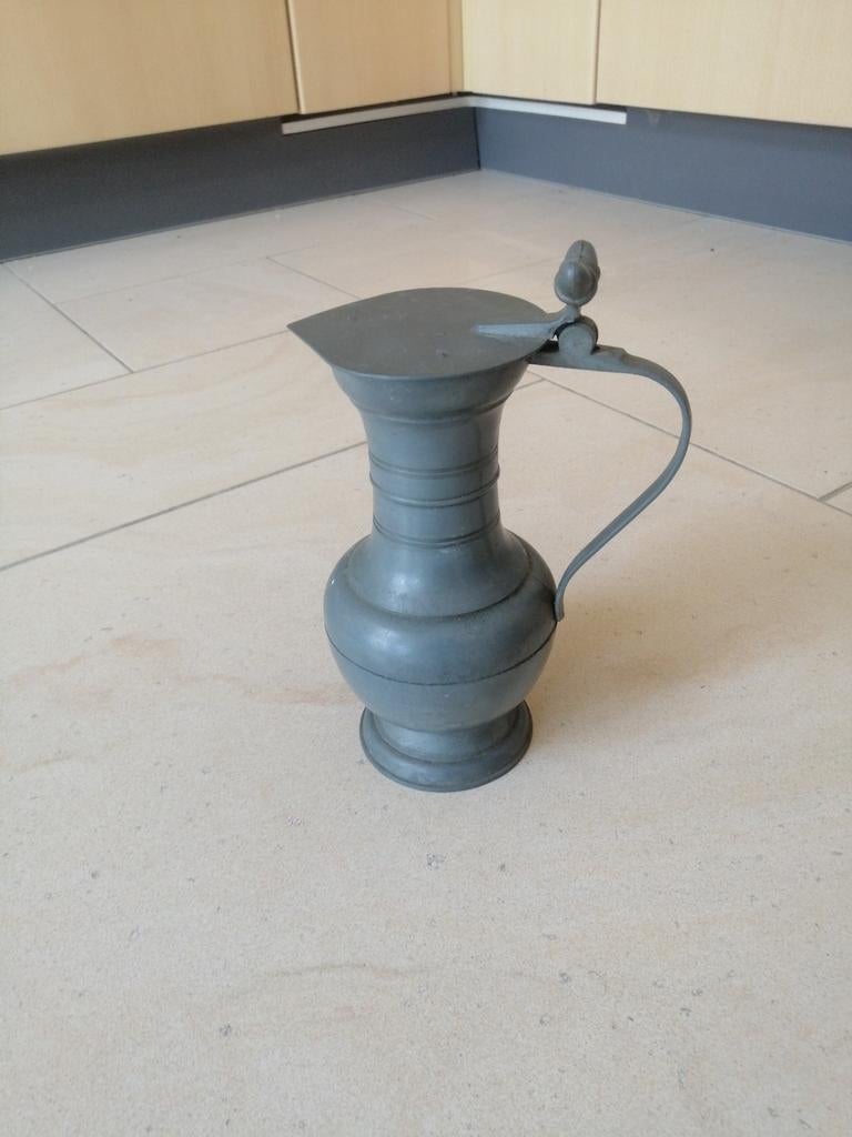 Tinnen giet vaas, Antiek en Kunst, Antiek | Tin, Ophalen of Verzenden