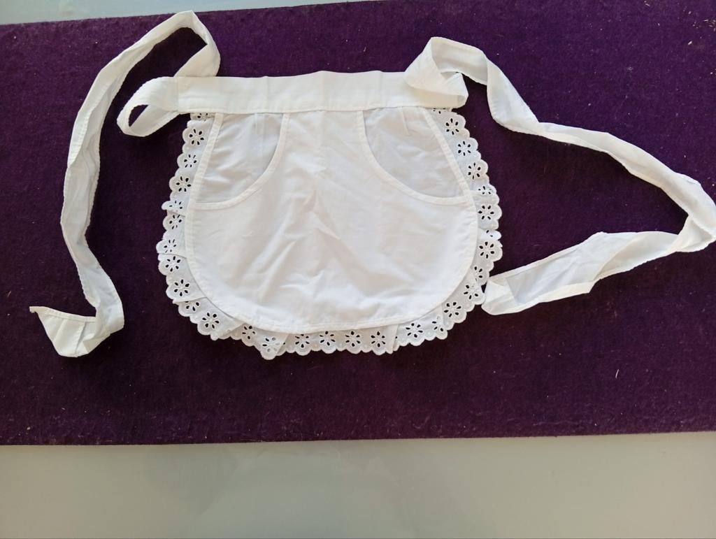 Serveerstersschortje, Kleding | Dames, Carnavalskleding en Feestkleding, Ophalen of Verzenden, Zo goed als nieuw