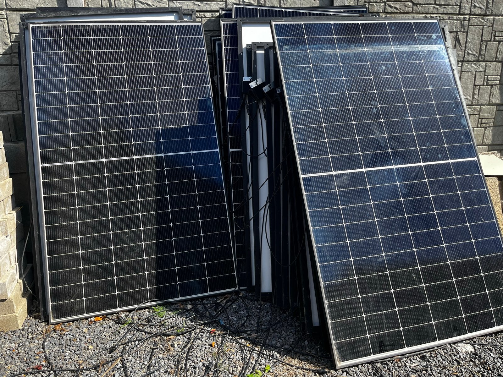 38 Jinko Solar zonnepanelen (410W & 470W) incl. optimizers, Ophalen, Gebruikt, Compleet systeem, 200 wattpiek of meer