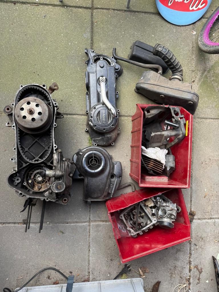 Vespa s 4 takt onderdelen, Ophalen, Gebruikt, Blok, Vespa