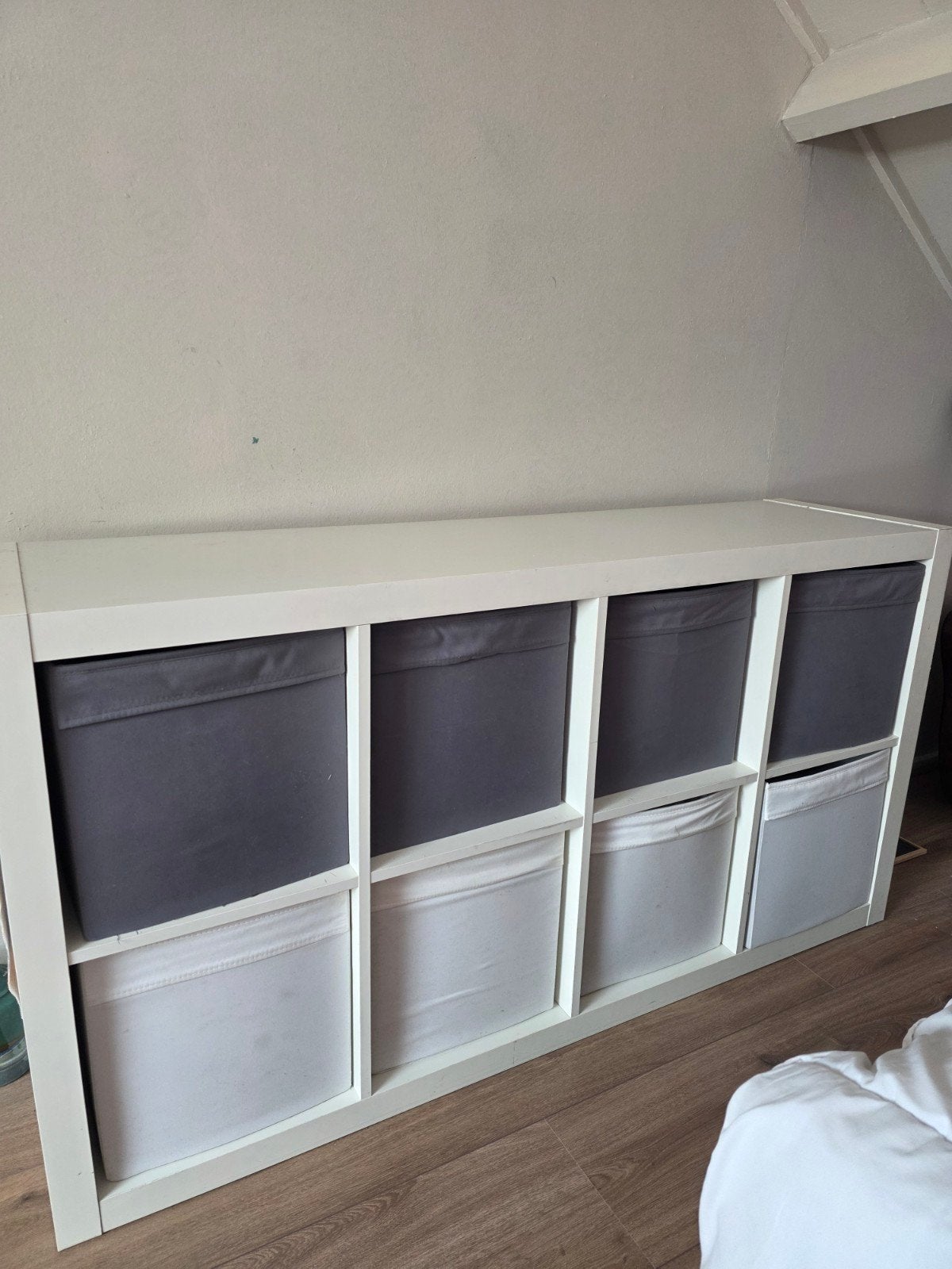 Ikea 8 vakkenkast inclusief bakken, Ophalen of Verzenden, Gebruikt, 50 tot 100 cm, Minder dan 100 cm