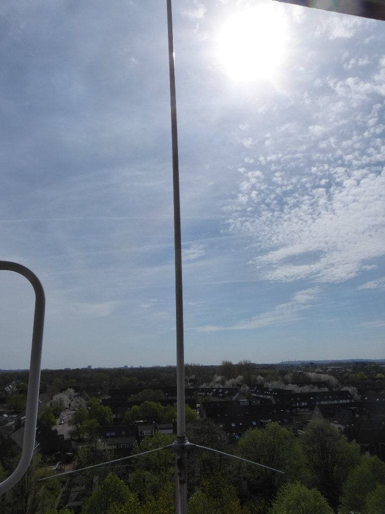antenne voor zendamateurs, Ophalen, Gebruikt