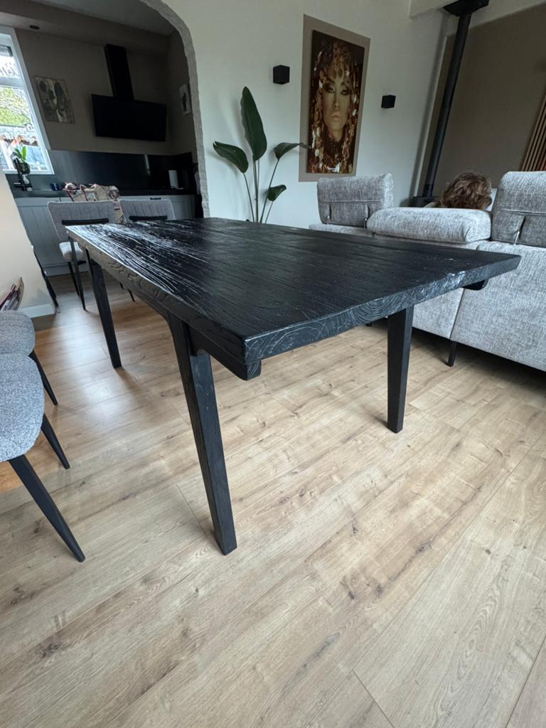 Massieve Eettafel Riviera Maison, Ophalen, Gebruikt, 50 tot 100 cm, 150 tot 200 cm
