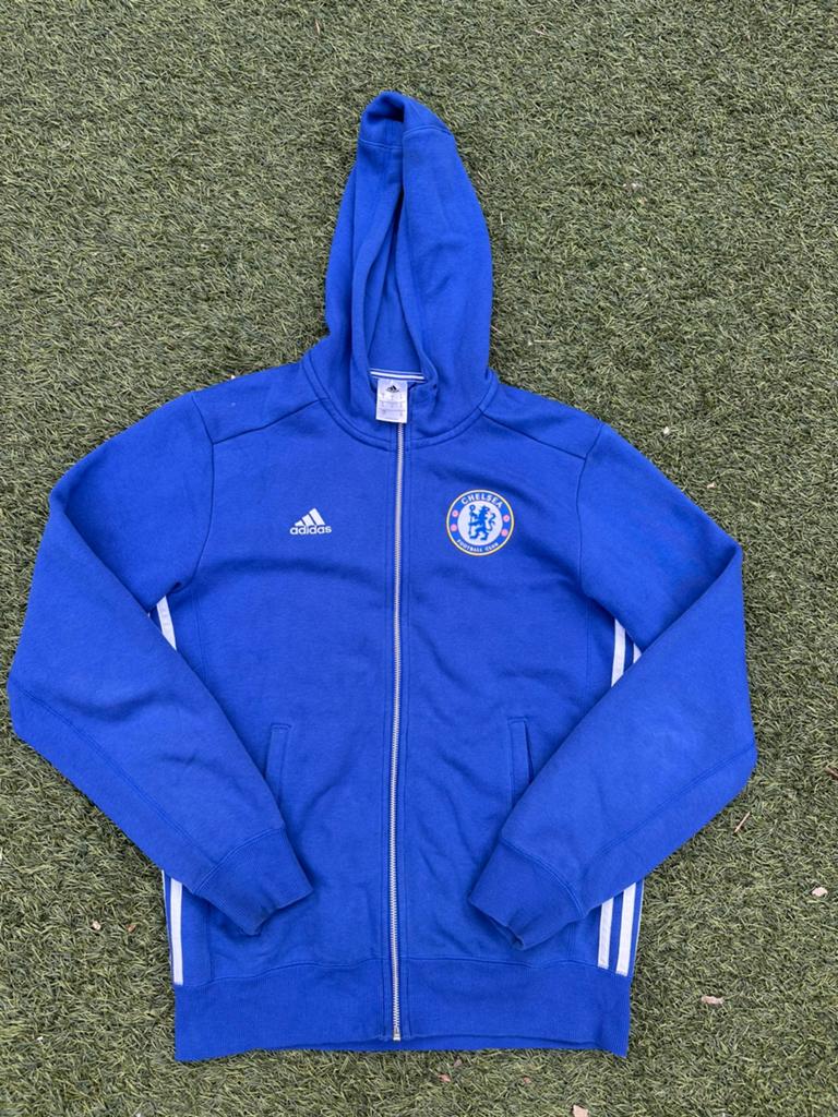 Blauw vest van Adidas x Chelsea, Kleding | Heren, Sportkleding, Blauw, Ophalen of Verzenden, Zo goed als nieuw, Voetbal