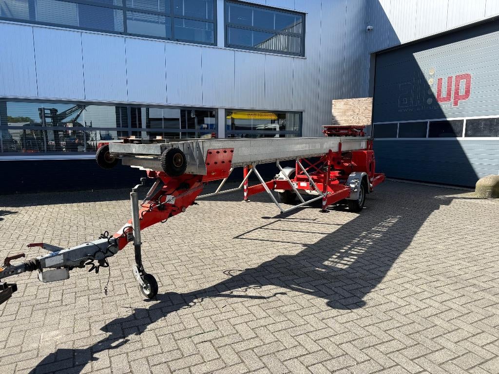 Teupen Apollo 26 meter ladderlift pannenlift, Ophalen