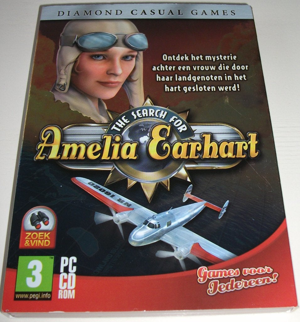 PC Game *** SEARCH FOR AMELIA EARHART *** Mysterie, Spelcomputers en Games, Games | Pc, Zo goed als nieuw, Puzzel en Educatief