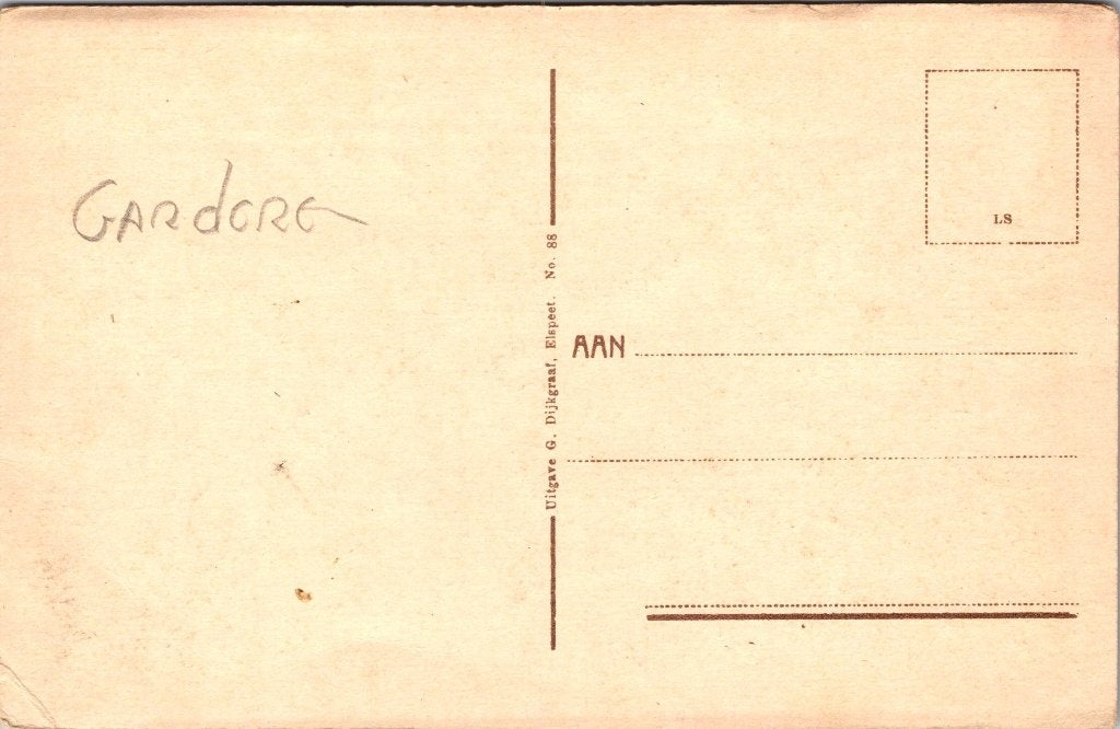 Garderen - 12 antieke ansichtkaarten, Verzamelen, Verzenden, 1920 tot 1940, Gelopen, Gelderland