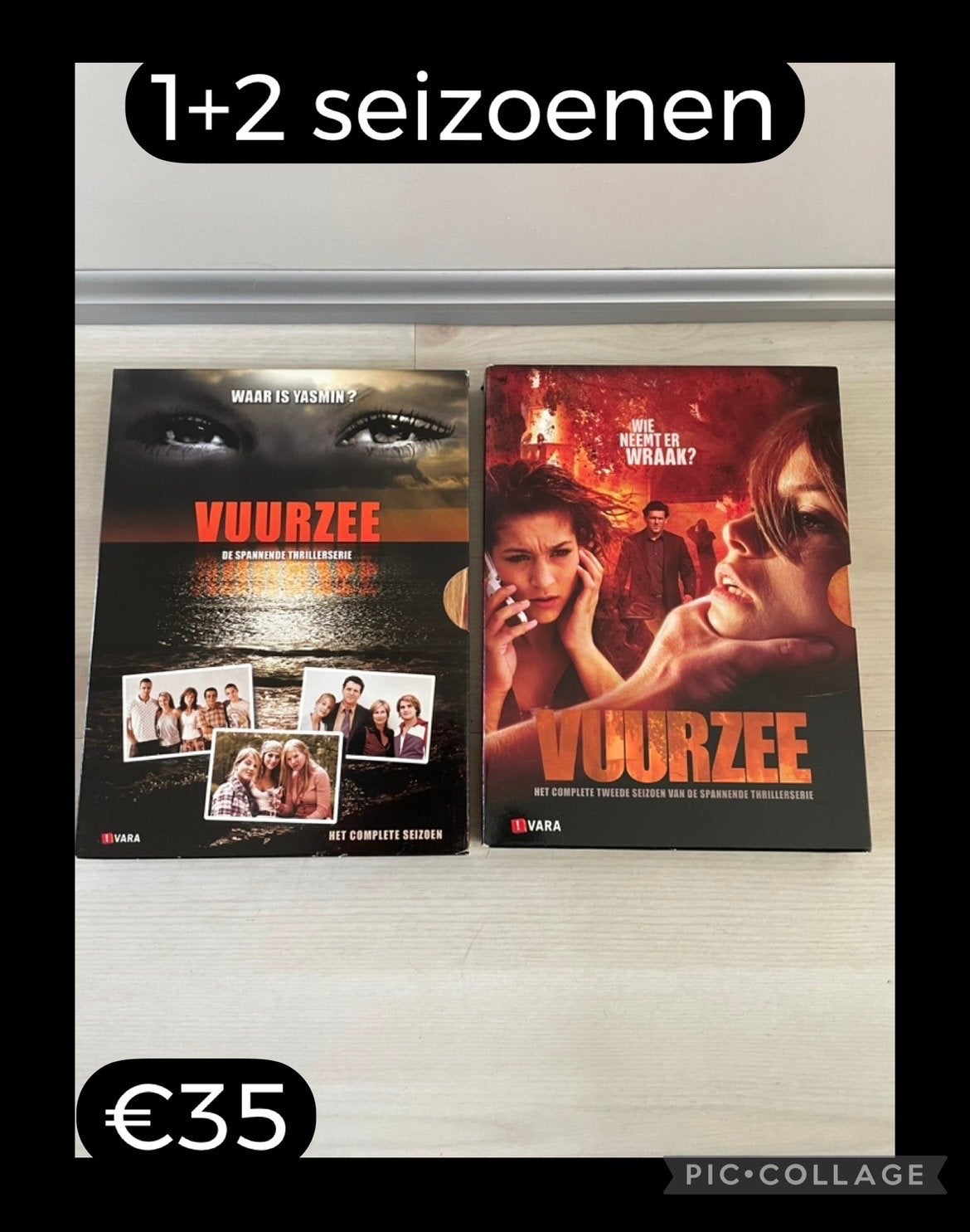 Vuurzee Seizoen 1 & 2 - Complete Spannende Thrillerserie, Cd's en Dvd's, Dvd's | Thrillers en Misdaad, Psychologische thriller