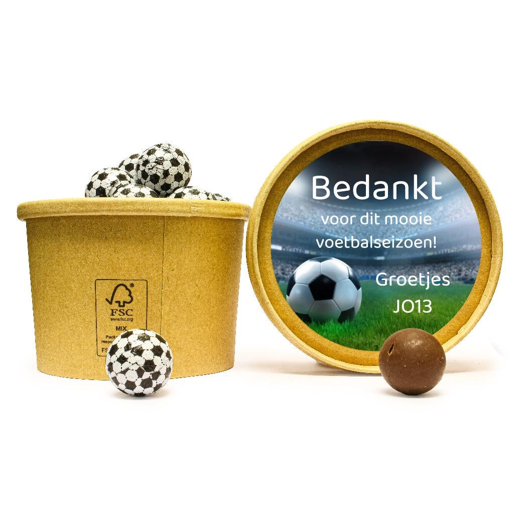 Bedankt Voetbal trainer, Maat M, Ophalen of Verzenden, Nieuw, Bal